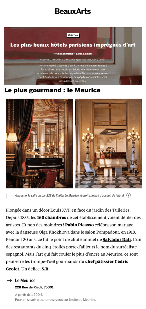 Paris's finest art-infused hotels