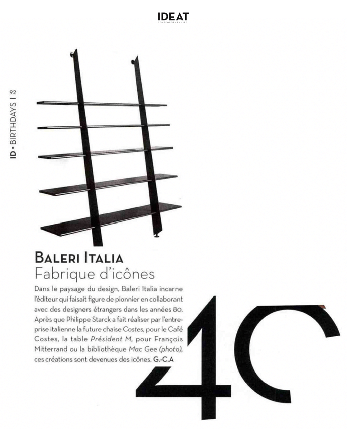 Baleri Italia, a factory of icons 