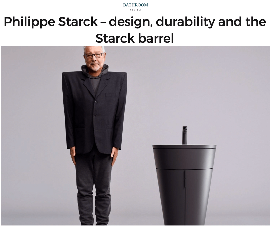 Philippe Starck – design, durability and the Starck barrel