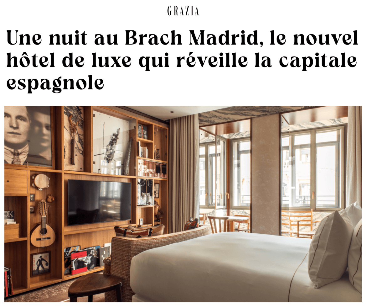 A night at Brach Madrid, the new luxury hotel that's waking up the Spanish capital